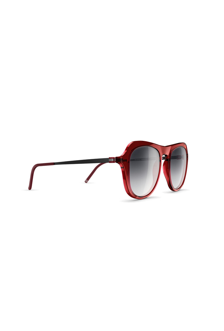Odeeh NEUBAU Alexis Sonnenbrille, Dark Red/Black Nur für heute