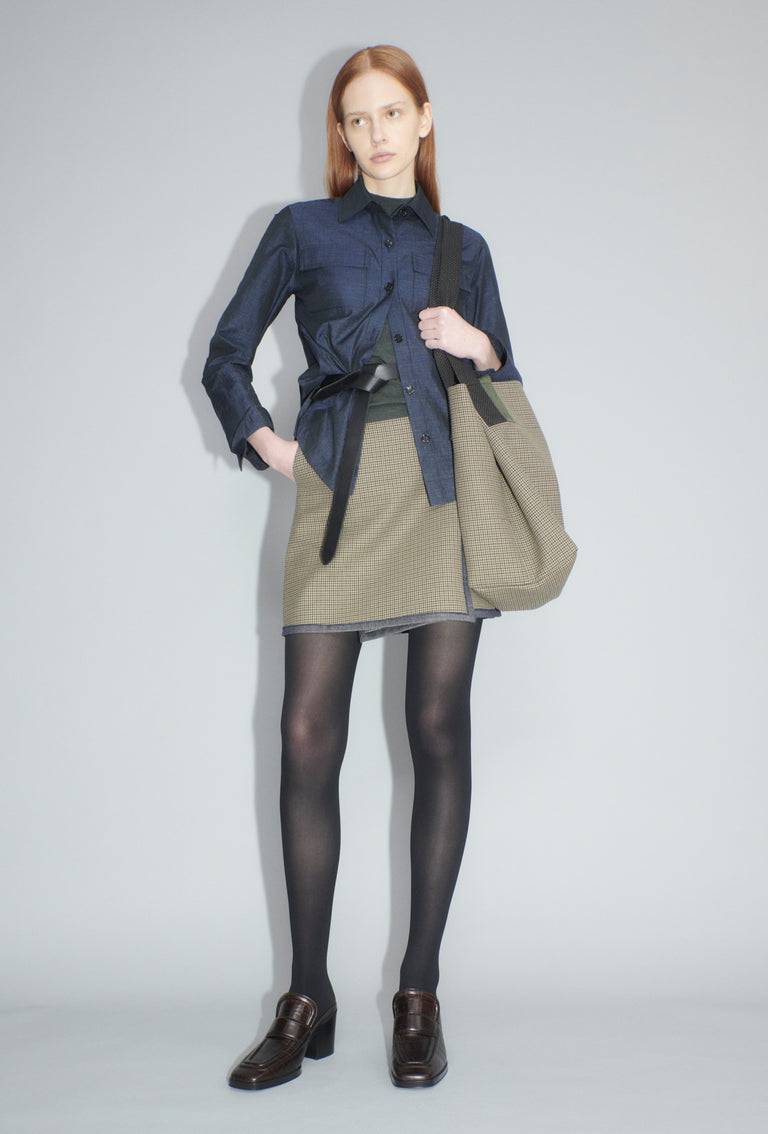 Odeeh Bounded Denim Tasche, Khaki Super Rabatt