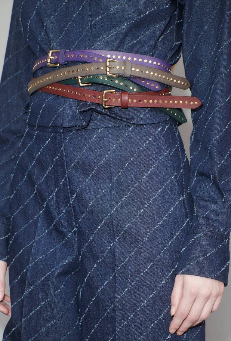 Odeeh Leather Belt, Steel Fabrikladen