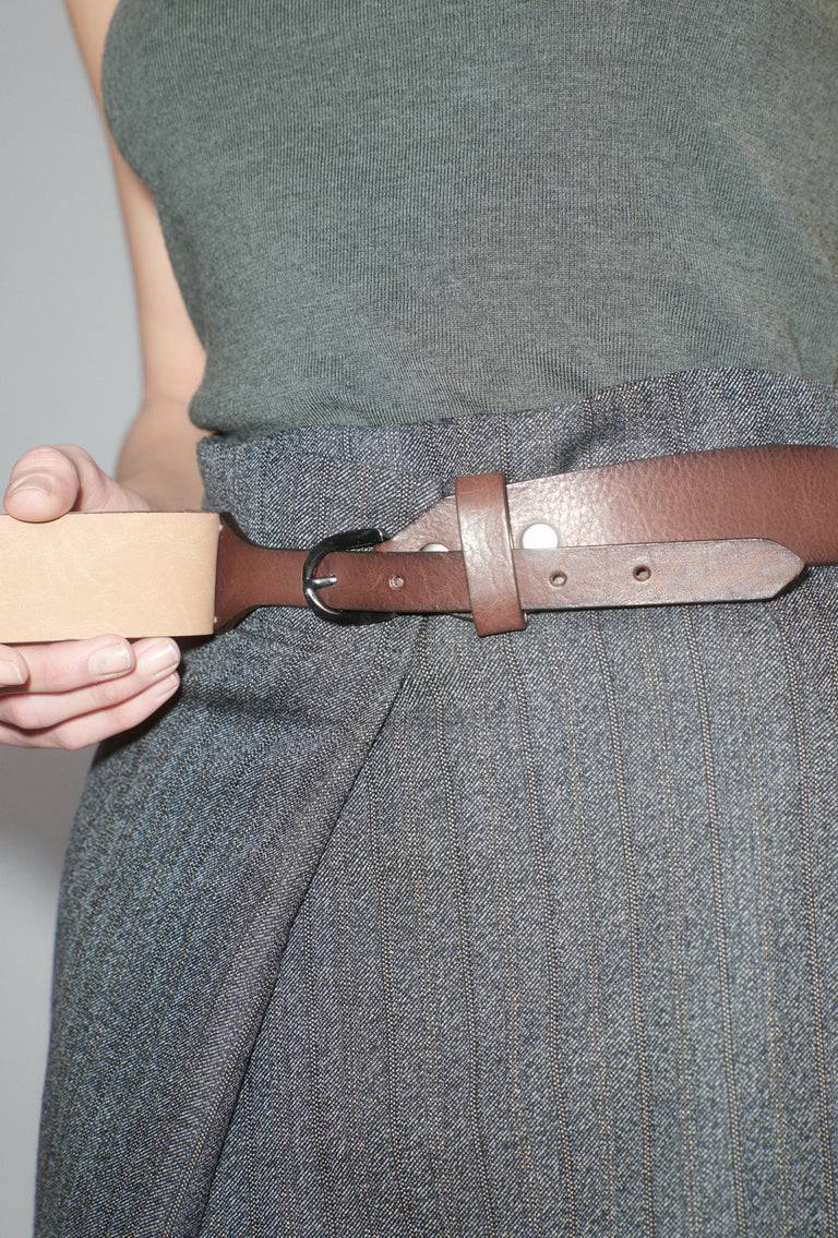 Odeeh Leather Belt, Toffee Begrenzt auf 3 Tage