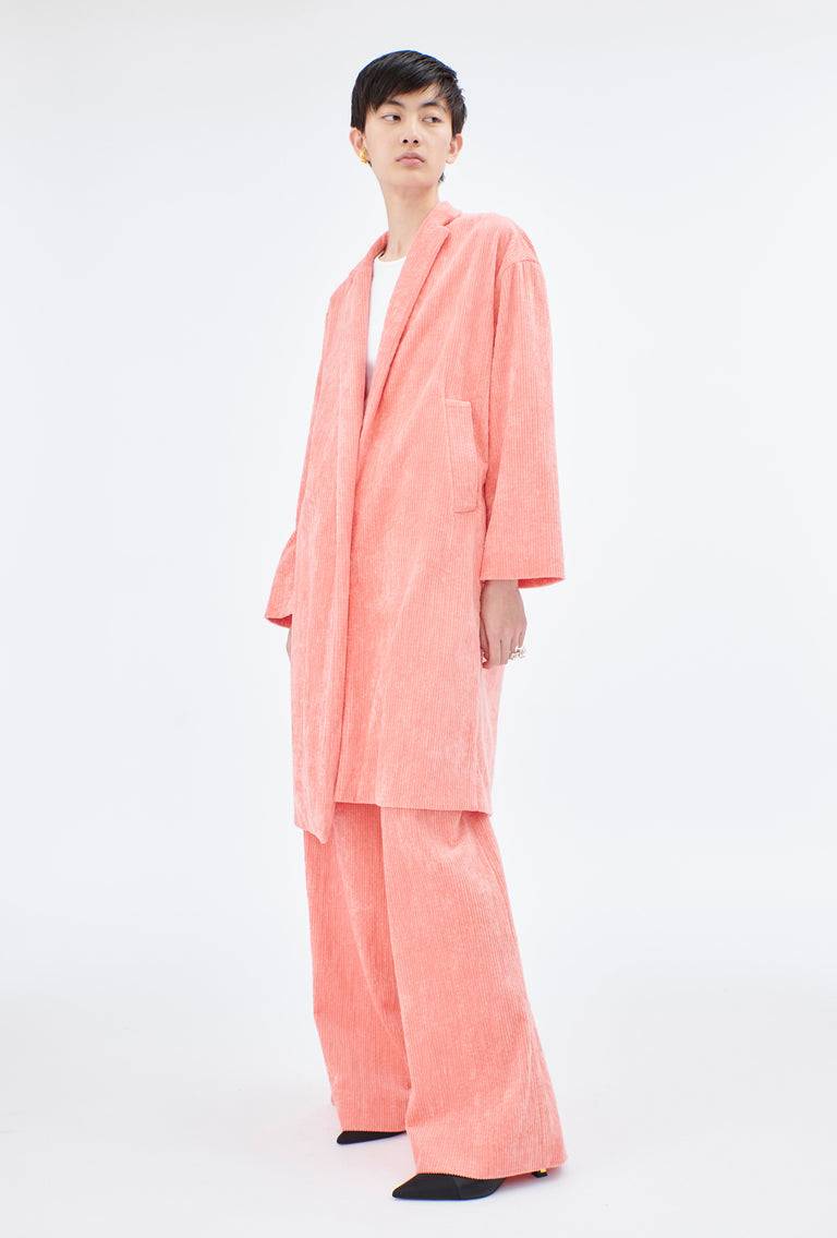 Odeeh Washed Corduroy Mantel, Flamingo Meist gekauft