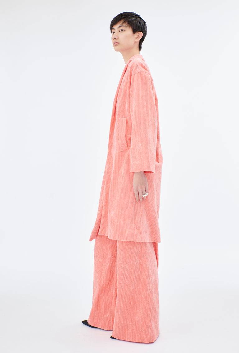 Odeeh Washed Corduroy Mantel, Flamingo Meist gekauft
