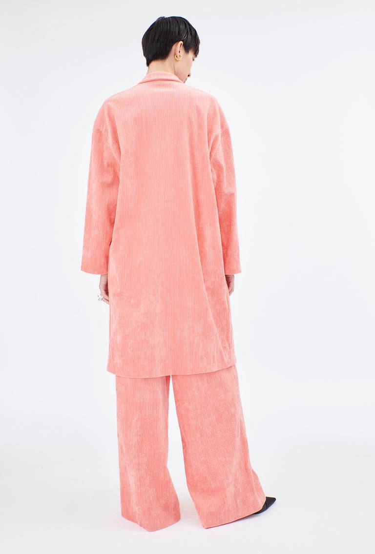 Odeeh Washed Corduroy Mantel, Flamingo Meist gekauft