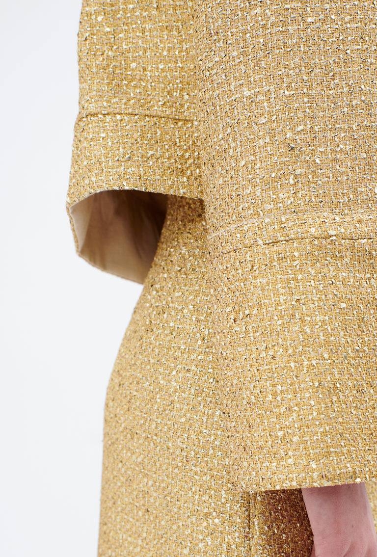 Odeeh Gold Brocade Jacke, Gold Kostenloser Versand
