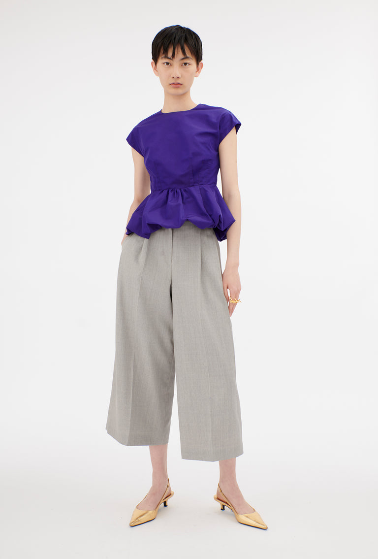 Odeeh Gros Grain Top, Violet Heißer Verkauf