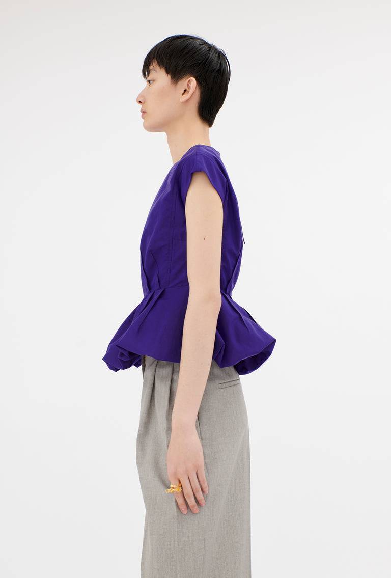 Odeeh Gros Grain Top, Violet Heißer Verkauf