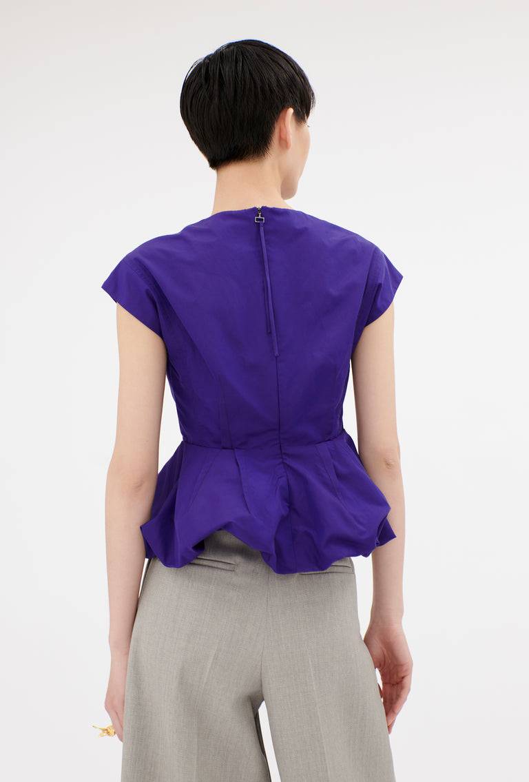 Odeeh Gros Grain Top, Violet Heißer Verkauf