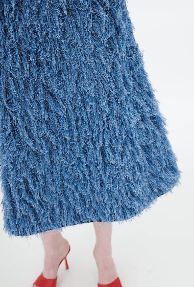 Odeeh Delavé Fringes Rock, Light Indigo Tägliche Deals