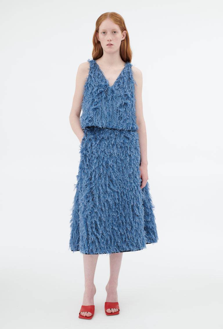 Odeeh Delavé Fringes Rock, Light Indigo Tägliche Deals