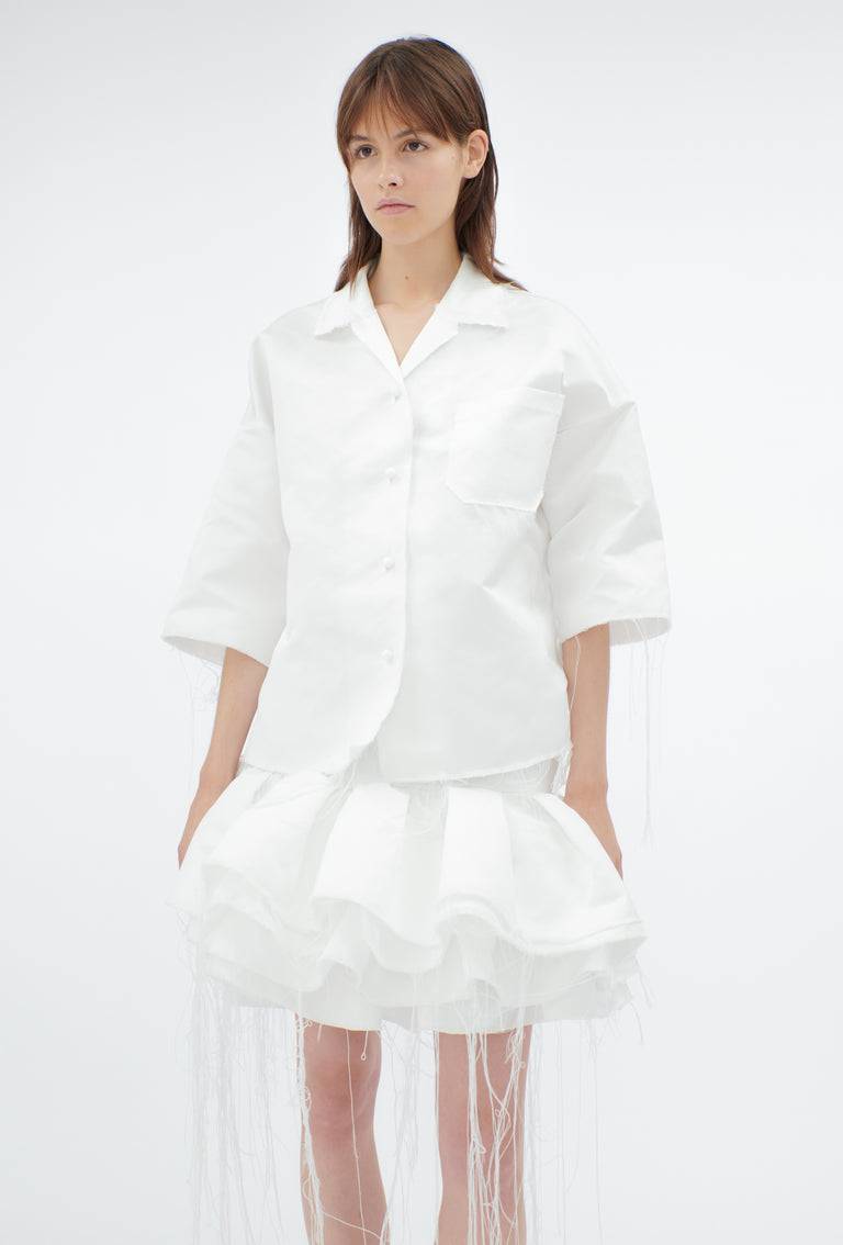 Odeeh Duchesse Bluse, White Letzter Tag