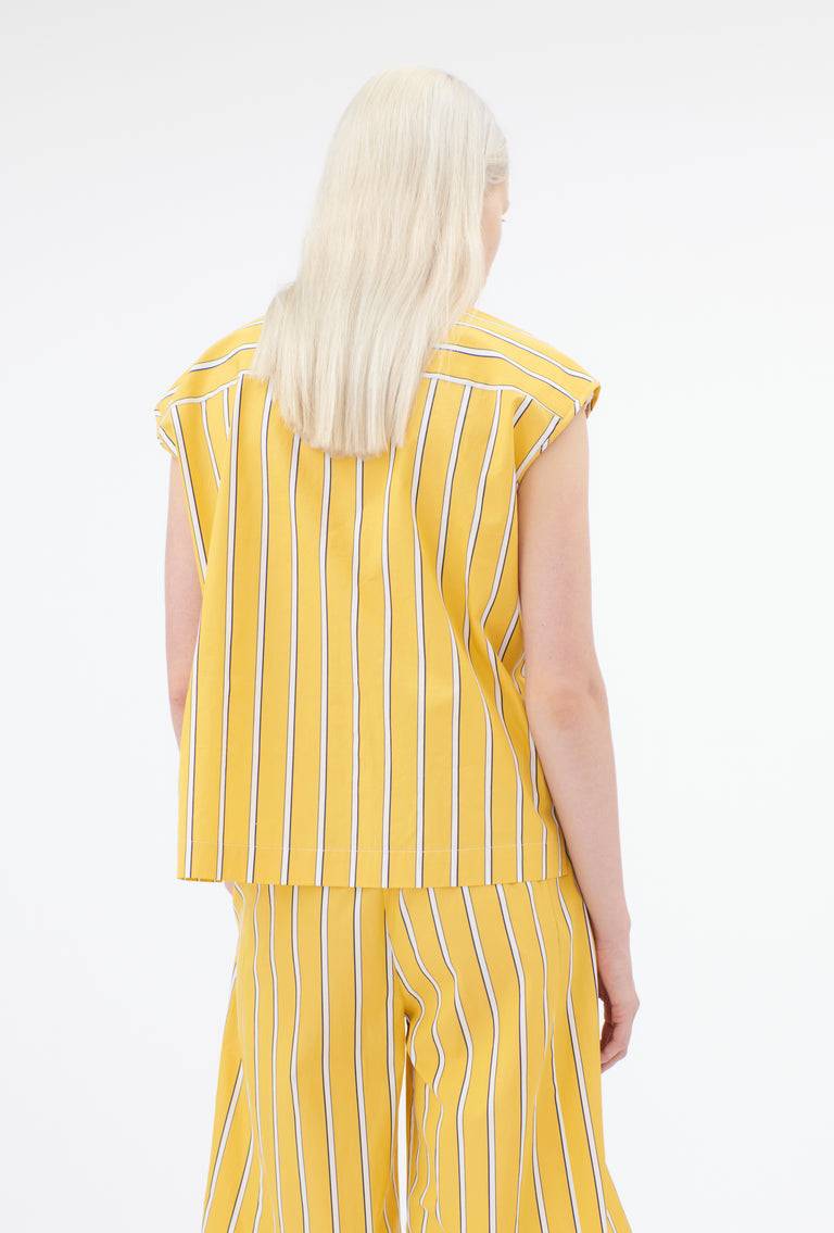 Odeeh Men's Stripe Bluse, Dandelion Bis zu 50% Rabatt