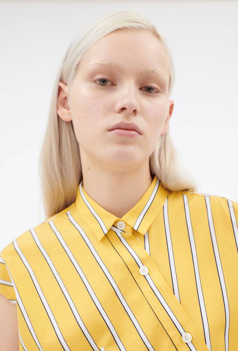 Odeeh Men's Stripe Bluse, Dandelion Bis zu 50% Rabatt