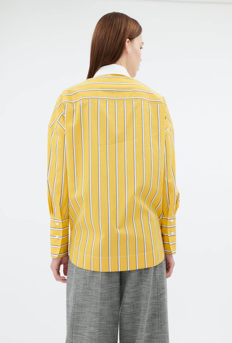 Odeeh Men's Stripe Bluse, Dandelion Bis zu 60% Rabatt