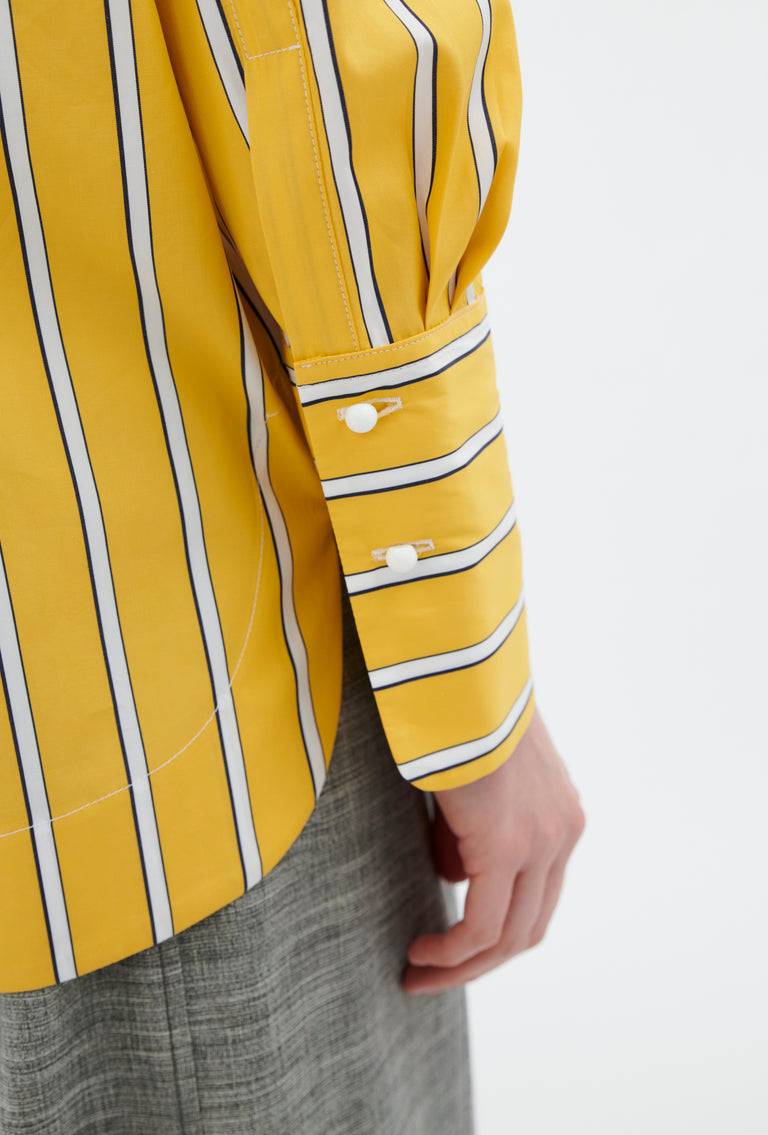 Odeeh Men's Stripe Bluse, Dandelion Bis zu 60% Rabatt