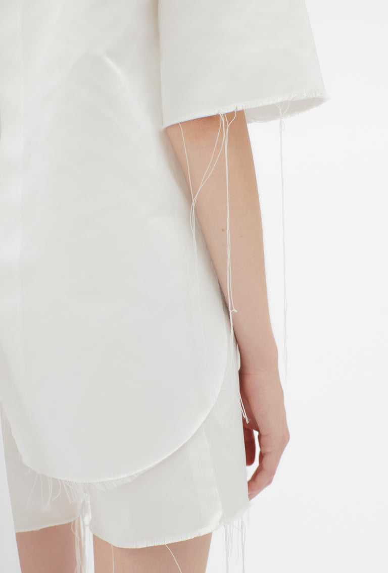 Odeeh Duchesse Bluse, White Bis zu 65% Rabatt