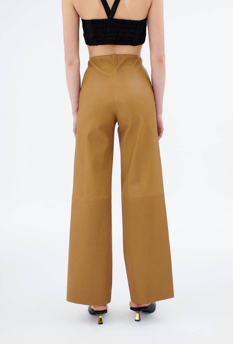 Odeeh Stretch Lamb Nappa Hose, Tiger's Eye 50% Rabatt mit kostenlosem Versand