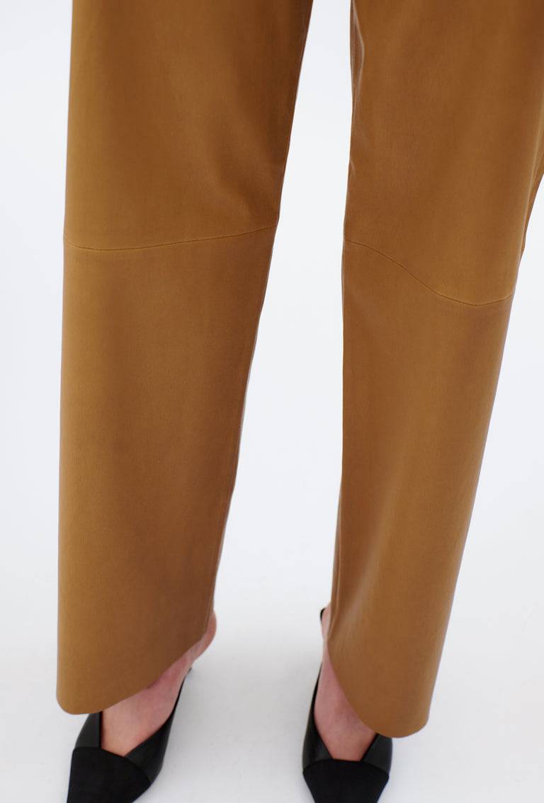 Odeeh Stretch Lamb Nappa Hose, Tiger's Eye 50% Rabatt mit kostenlosem Versand