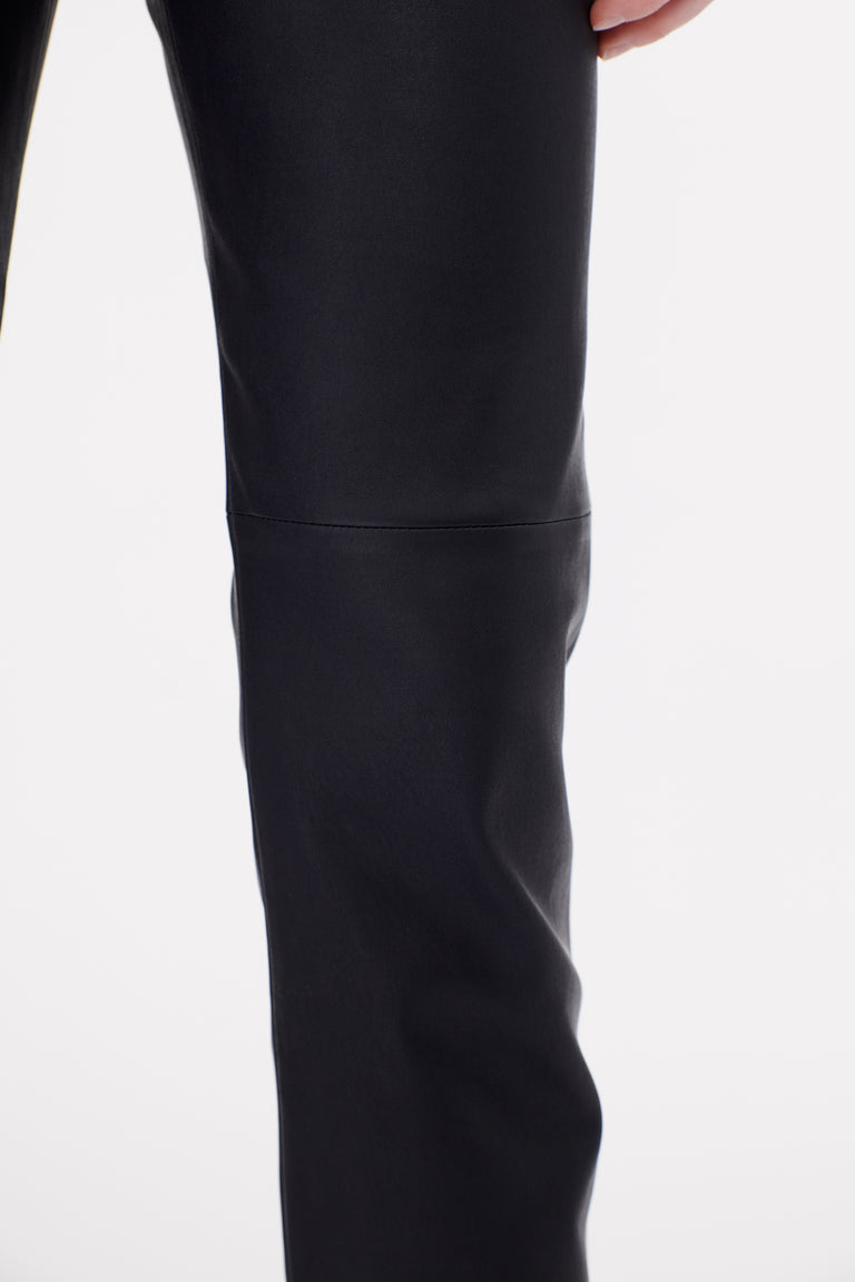 Odeeh Stretch Lamb Nappa Hose, Blackblue Fabrikladen