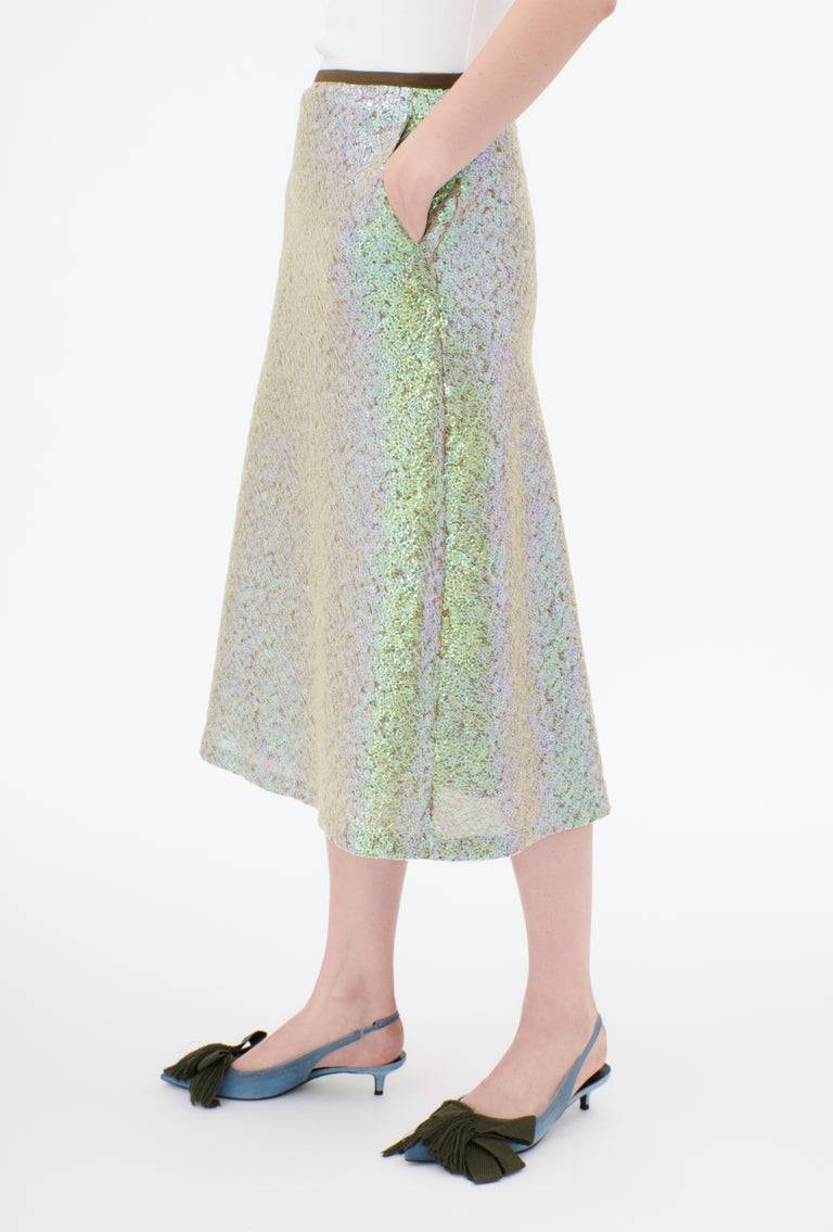Odeeh Hazy Sequins Rock, Mermaid green 2025