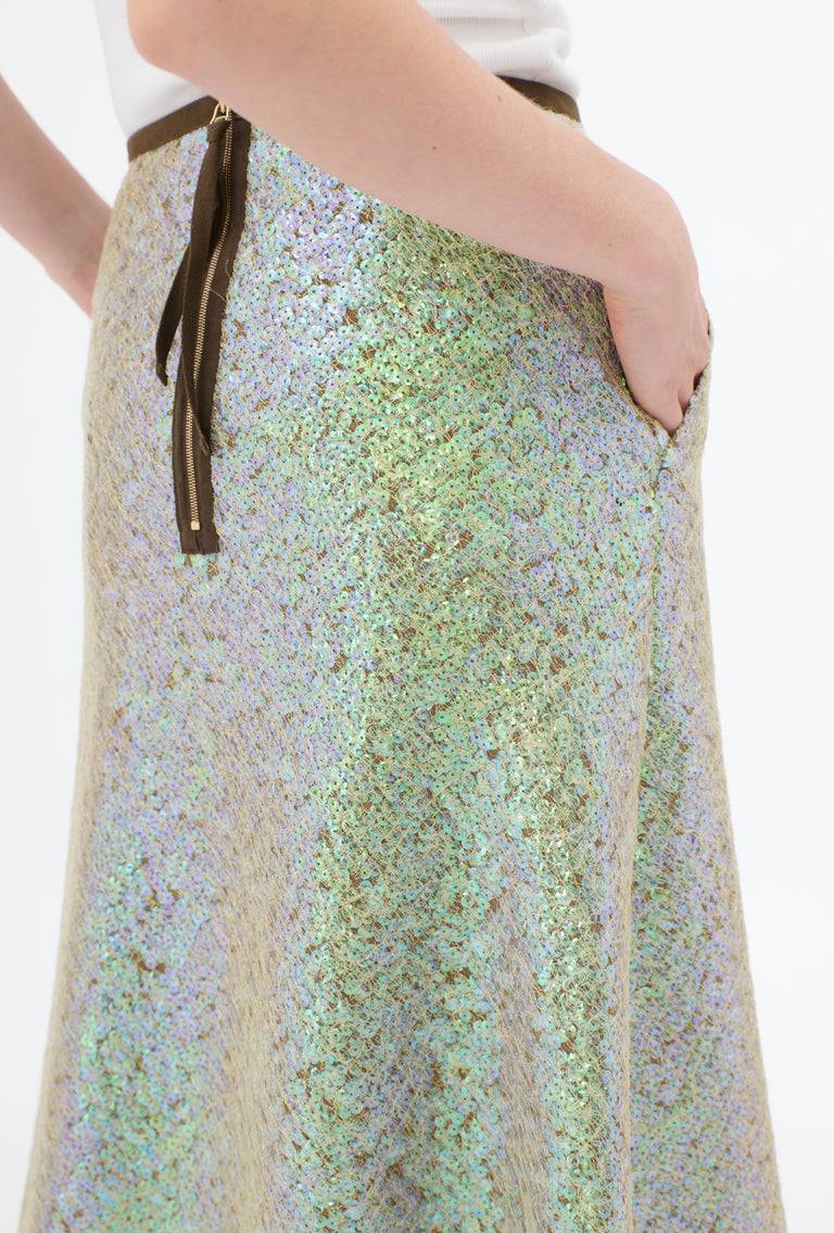 Odeeh Hazy Sequins Rock, Mermaid green 2025