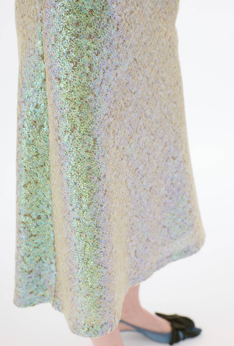 Odeeh Hazy Sequins Rock, Mermaid green 2025