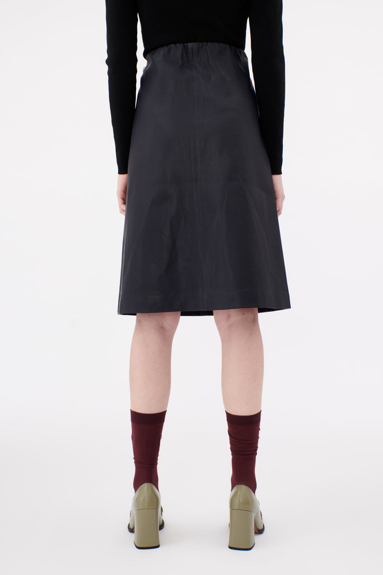 Odeeh Stretch Lamb Nappa Rock, Blackblue Verkauf