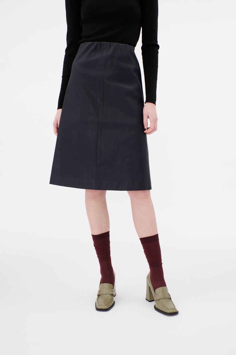Odeeh Stretch Lamb Nappa Rock, Blackblue Verkauf
