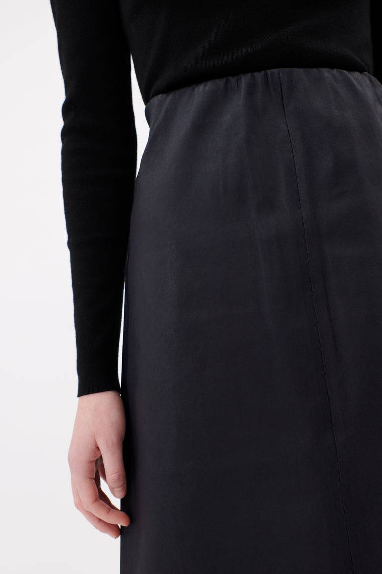 Odeeh Stretch Lamb Nappa Rock, Blackblue Verkauf