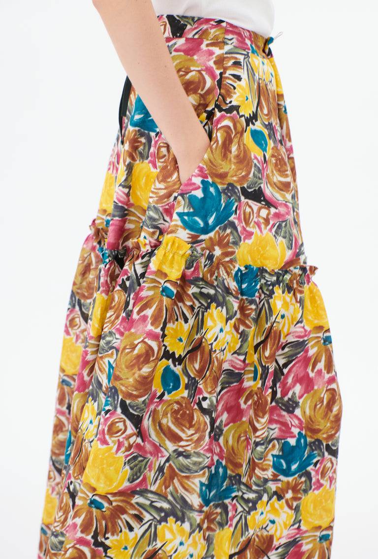 Odeeh Brush-Stroke Peonies Rock, Tobacco Hotsell