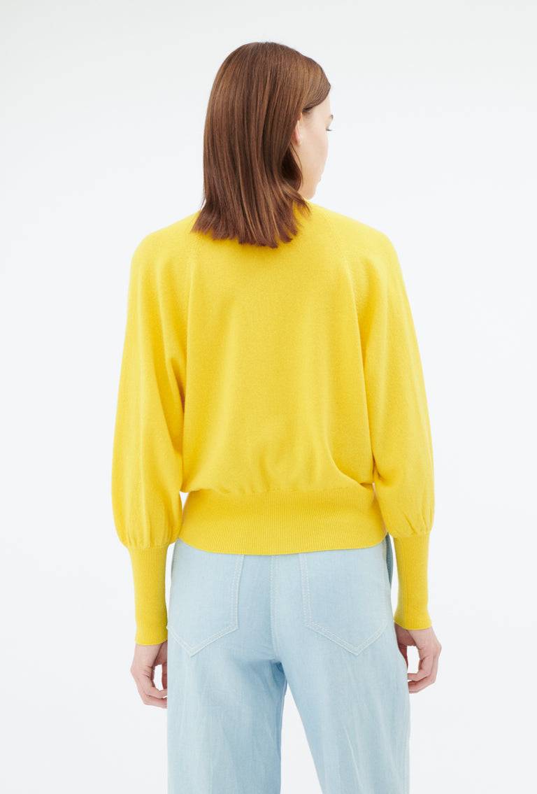 Odeeh Light Cashmere Cardigan, Canary Yellow Günstiger Verkauf