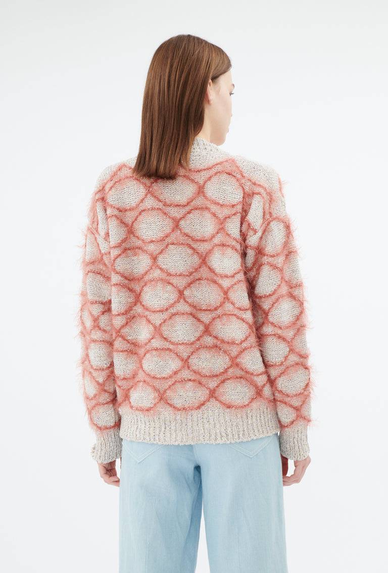 Odeeh Hairy Moulinè Cardigan, Basket Kostenloser Versand