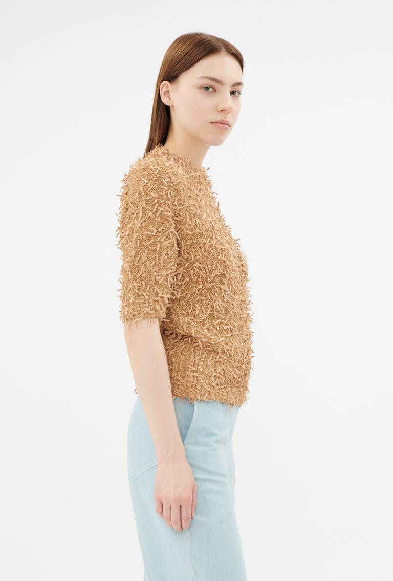 Odeeh Snippets Pullover, Brown Sugar Sonderangebot