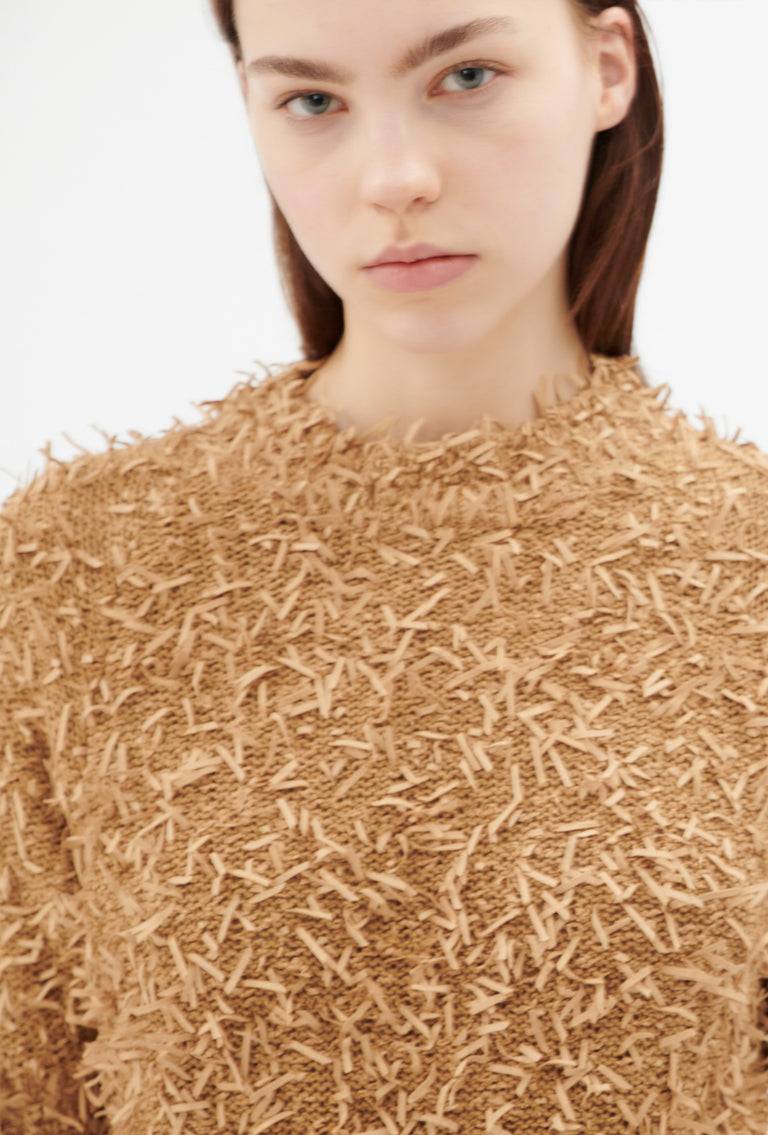 Odeeh Snippets Pullover, Brown Sugar Sonderangebot