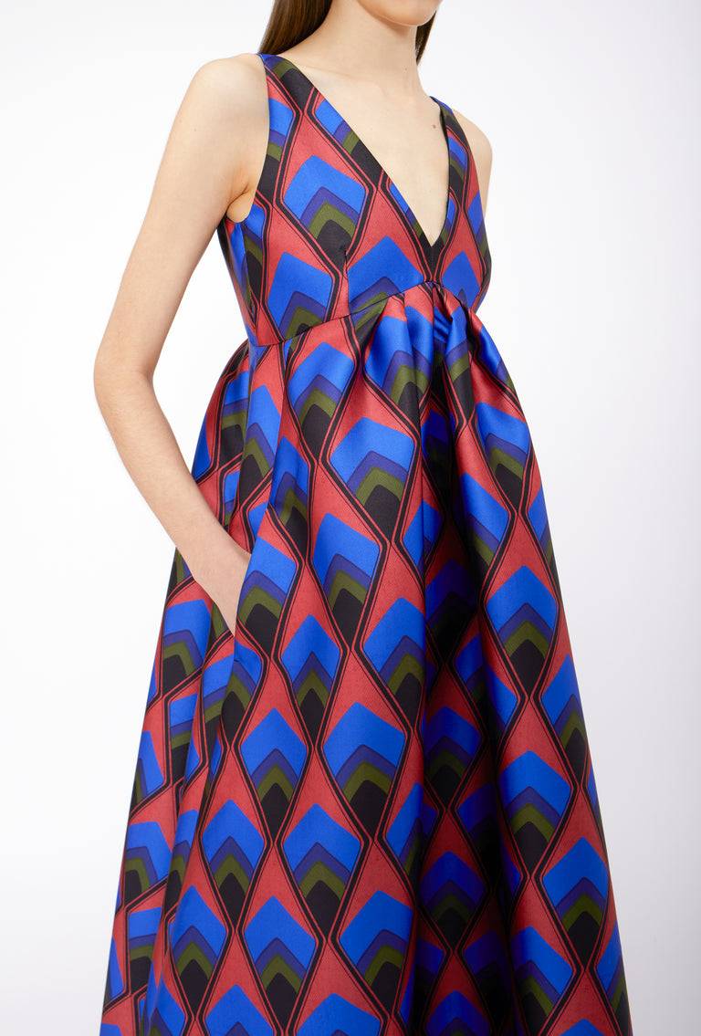 Odeeh Peacock Kleid, Cinnabar Begrenztes Angebot