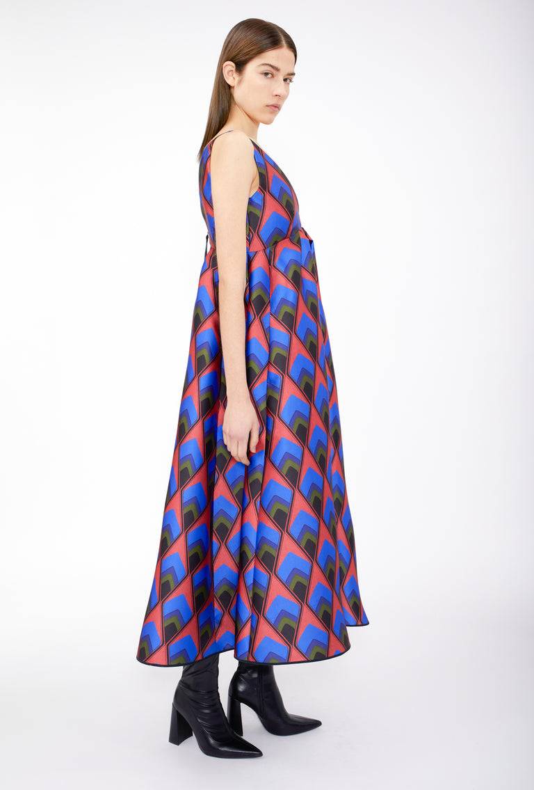 Odeeh Peacock Kleid, Cinnabar Begrenztes Angebot