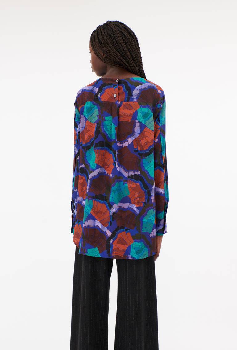 Odeeh Fans Bluse, Peacock Online Shopping