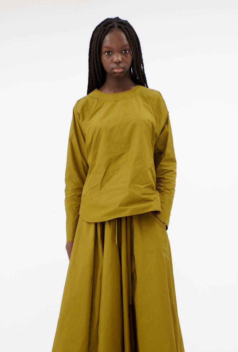 Odeeh Ultra Light Taffeta Shirt, Goldolive Preisnachlass