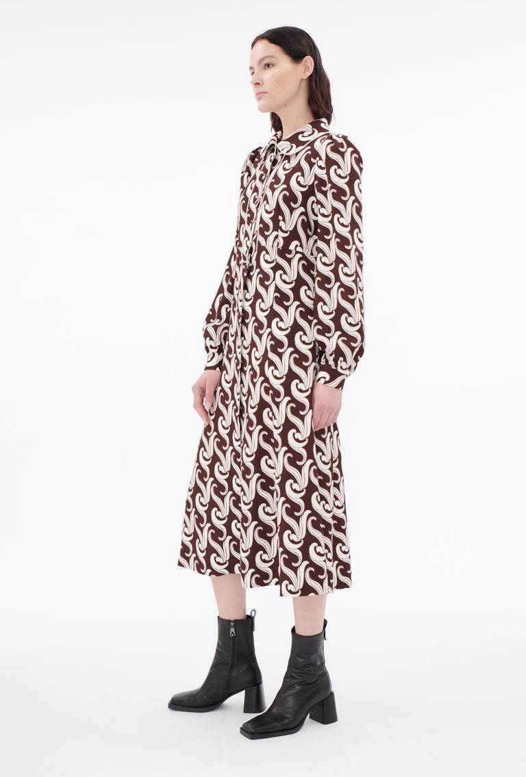 Odeeh Locks Kleid, Dark Chocolate Black Friday