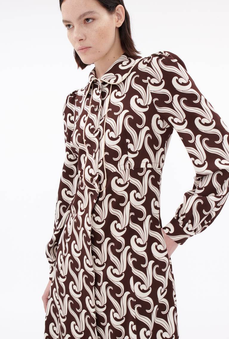 Odeeh Locks Kleid, Dark Chocolate Black Friday