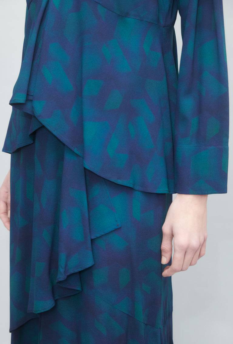 Odeeh Caleidoskope Kleid, Ink Lagerräumung