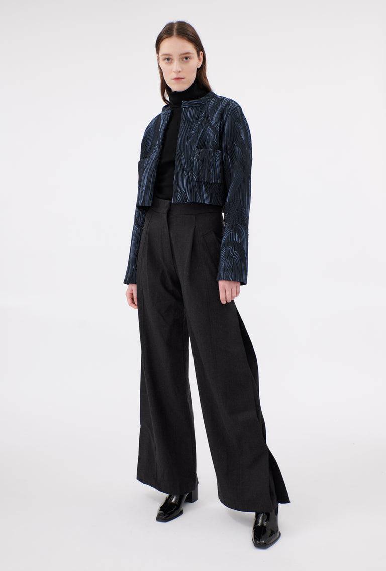 Odeeh Stretch Matelassè Jacke, Ink Heißer Verkauf