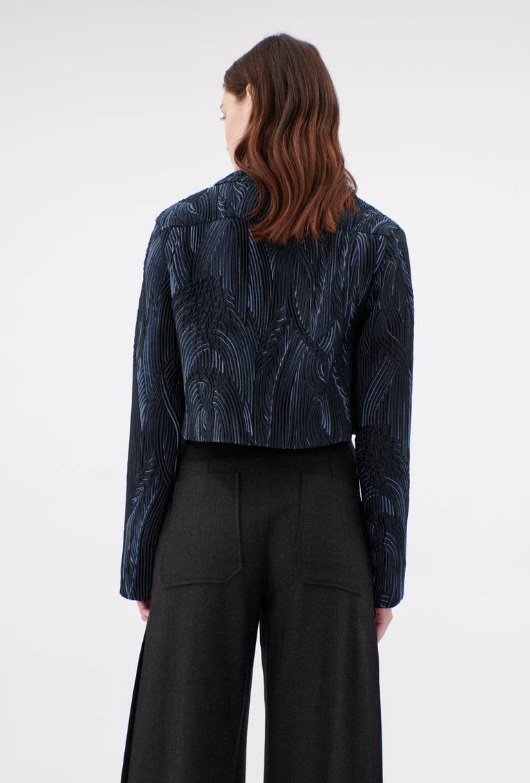 Odeeh Stretch Matelassè Jacke, Ink Heißer Verkauf