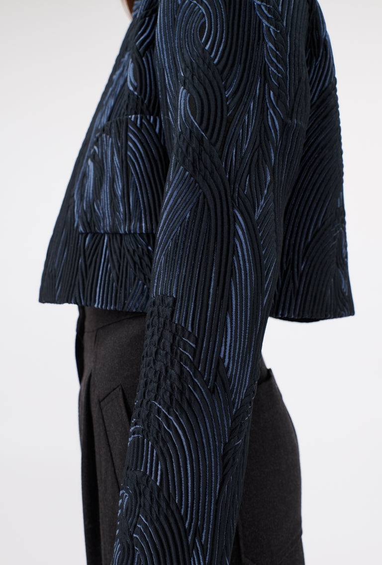 Odeeh Stretch Matelassè Jacke, Ink Heißer Verkauf