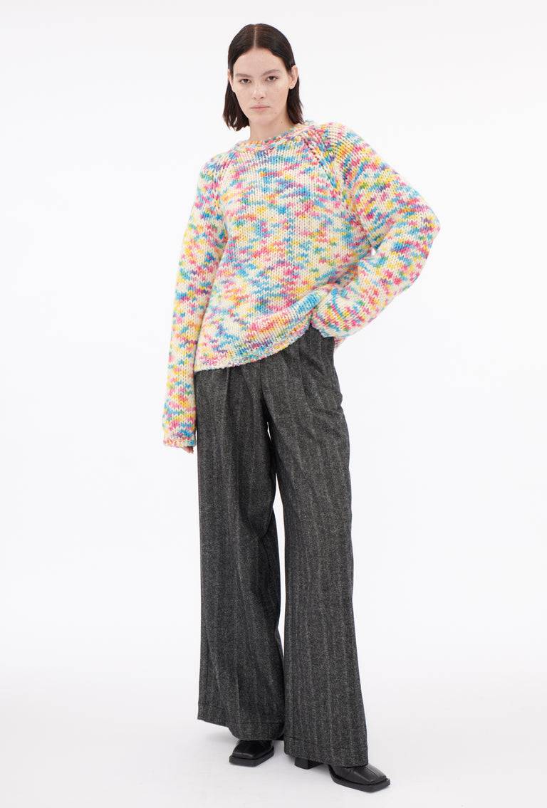 Odeeh Multicolor Printed Wool Pullover, Candy Online Outlet