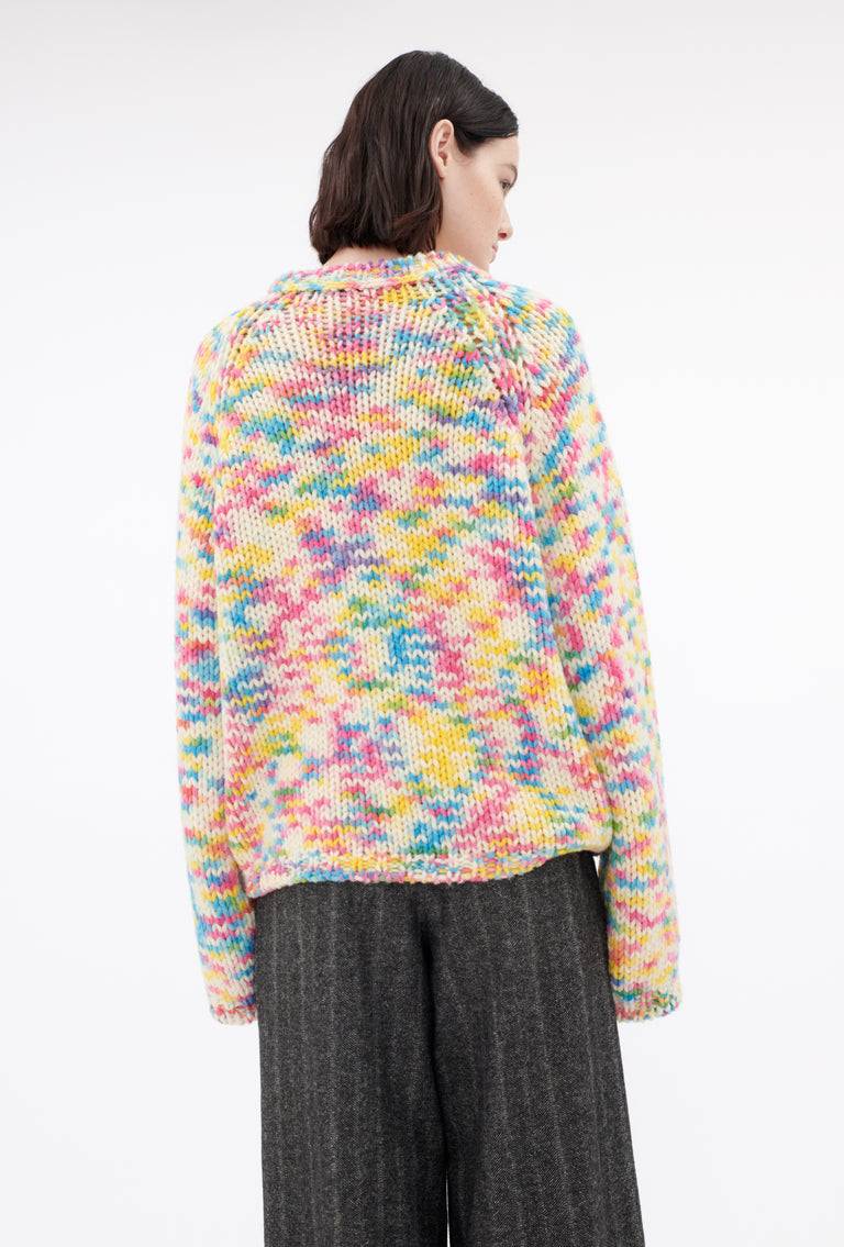 Odeeh Multicolor Printed Wool Pullover, Candy Online Outlet