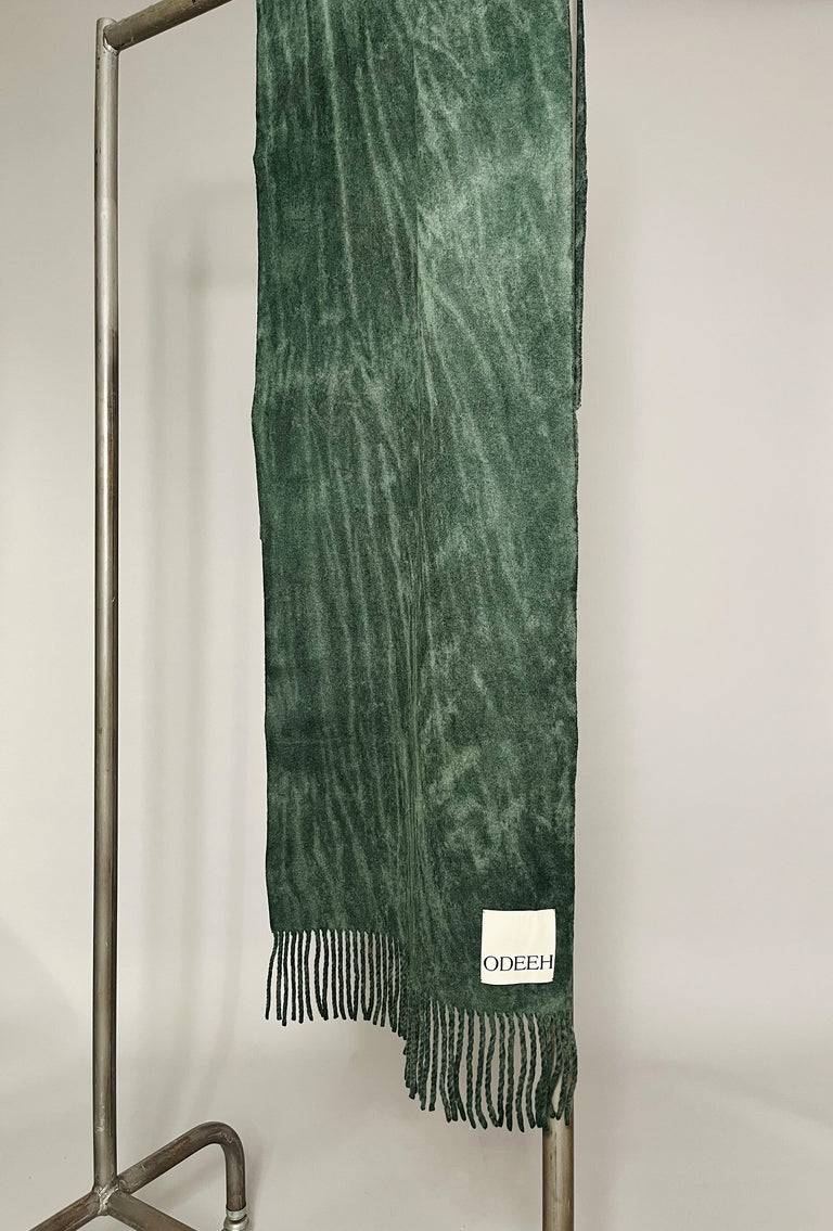 Odeeh Cold Dyed Schal, Forest Große Rabatte