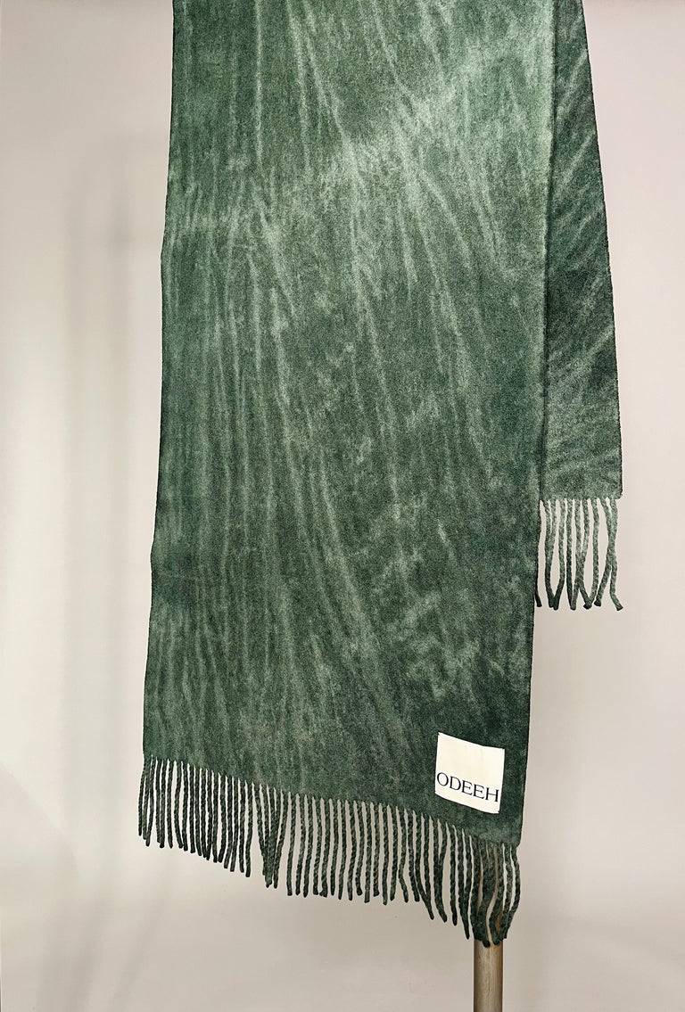 Odeeh Cold Dyed Schal, Forest Große Rabatte