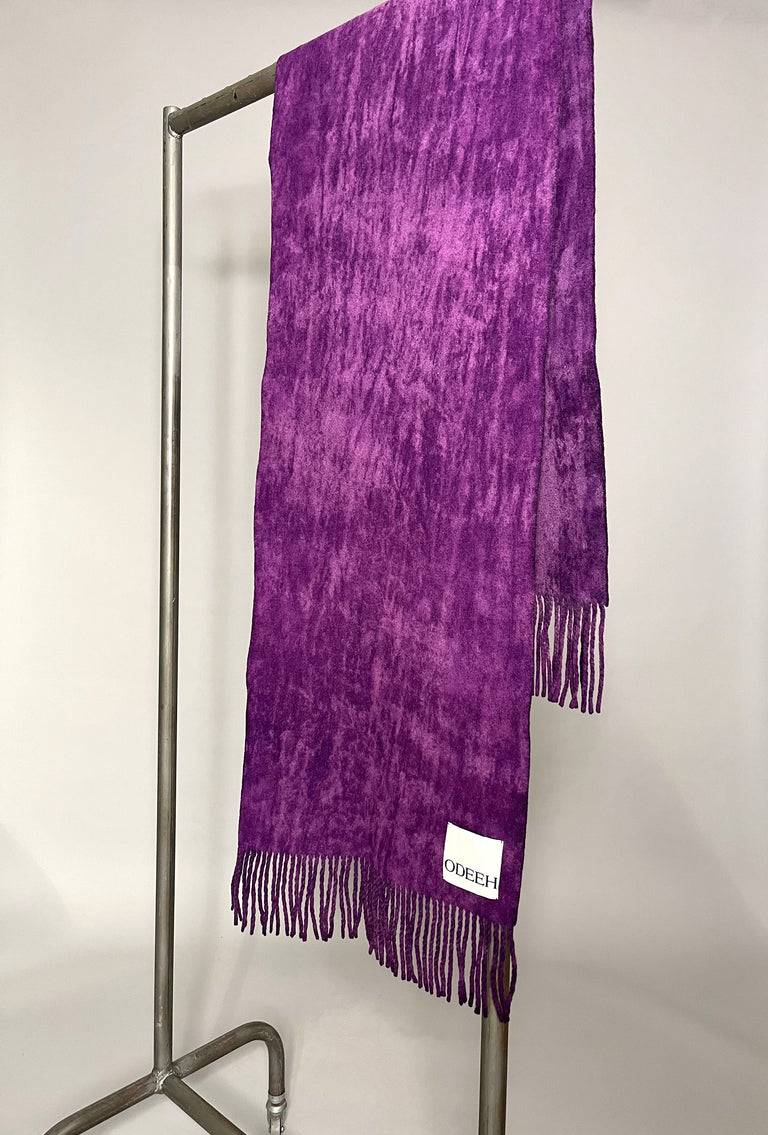 Odeeh Cold Dyed Schal, Mulberry Räumungsverkauf