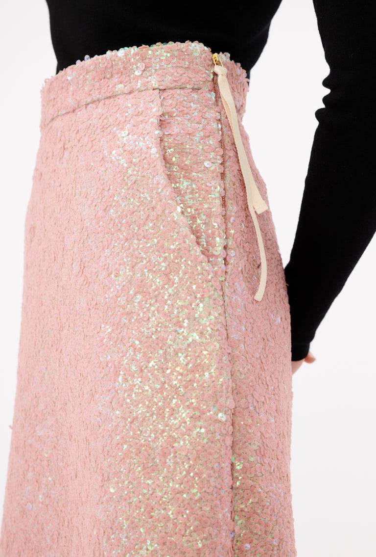 Odeeh Terry Sequins Rock, Rosé Kauf eins, bekomm eins gratis