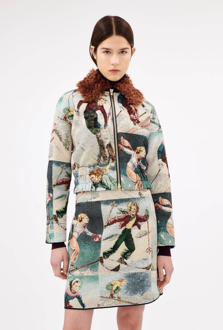 Odeeh Alpine Postcards Jacke, Multicolor Fabrikladen